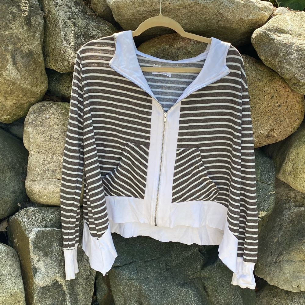 Anthropologie light weight zip up